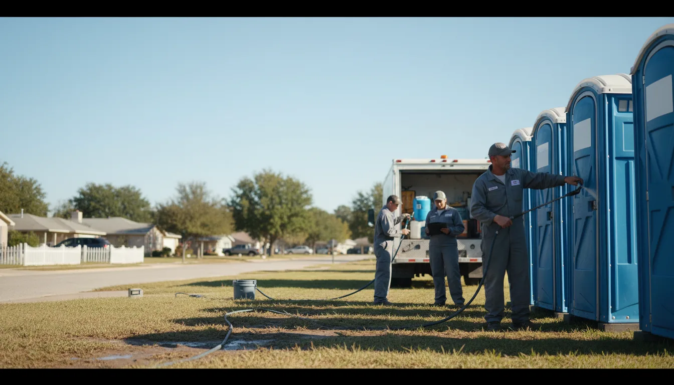 Long-Term Portable Toilet Rental in Borger, TX near me